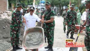 Wujud Kemananunggalan TNI Dan Rakyat, TMMD Ke-121 Kodim 0612/TSM Resmi Dibuka Di Desa Pangliaran