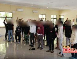 Setelah Diamankan di Mapolres Banjar, Puluhan Remaja Gerombolan Motor Dilakukan Pembinaan
