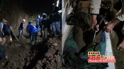 Bencana Longsor di Desa Kudadepa Kecamatan Sukahening Akibatkan Satu Orang Warga Meninggal Dunia