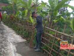 Diduga Tidak Sesuai RAB, Pembangunan Rabat Beton di Desa Kertamukti Ciawi Dipertanyakan